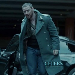 Atomic Blonde James McAvoy Black Coat